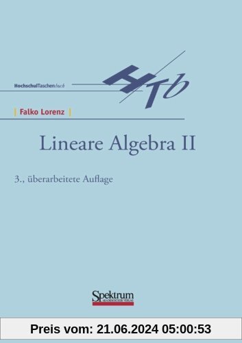 Lineare Algebra, 2 Bde., Bd.2